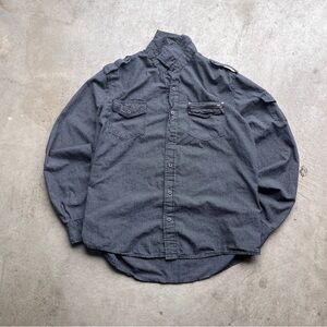 Vintage Y2K JNCO Checkered Button-Up